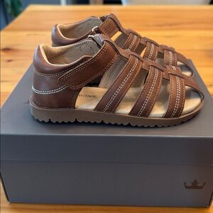 Crown Vintage Cognac Fisherman Sandals -Size 10C